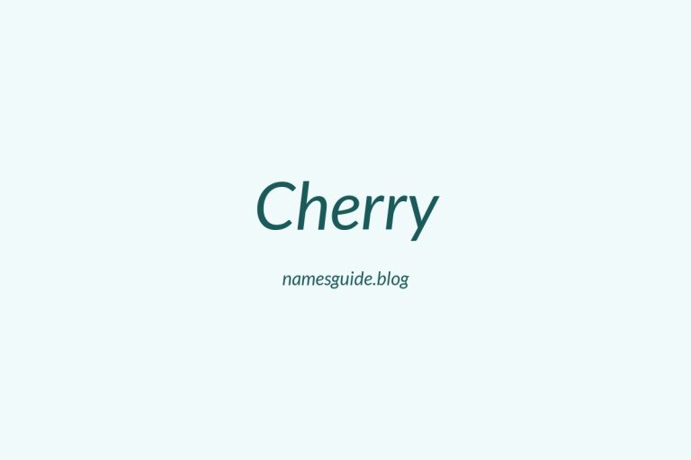 Origin and Meaning of Last Name Cherry