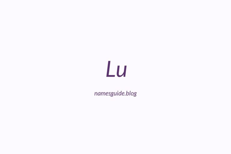 Origin and Meaning of Last Name Lu