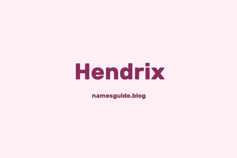 Origin and Meaning of Last Name Hendrix