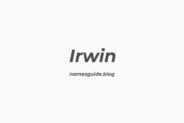 Origin and Meaning of Last Name Irwin