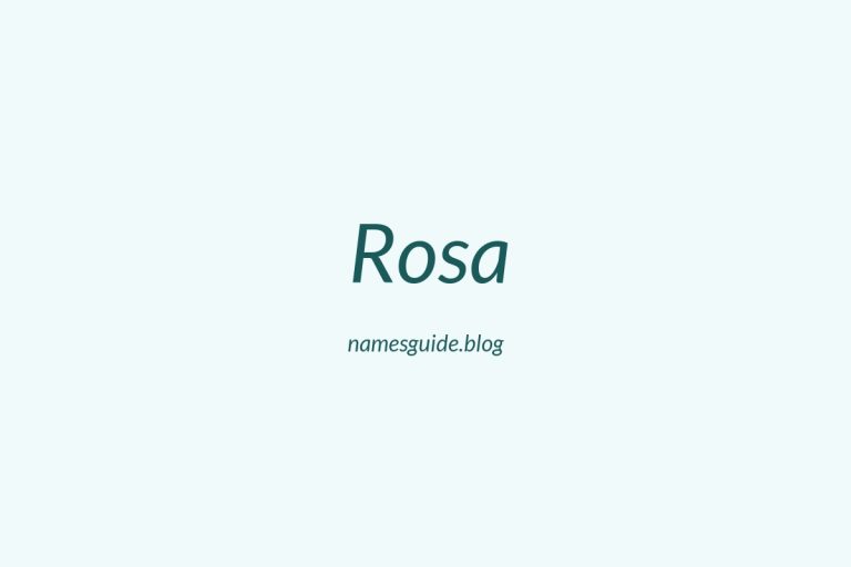 Origin and Meaning of Last Name Rosa