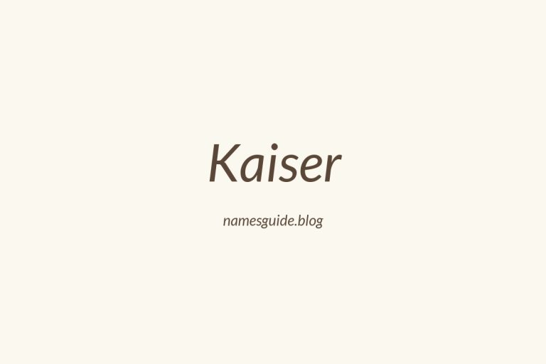 Origin and Meaning of Last Name Kaiser