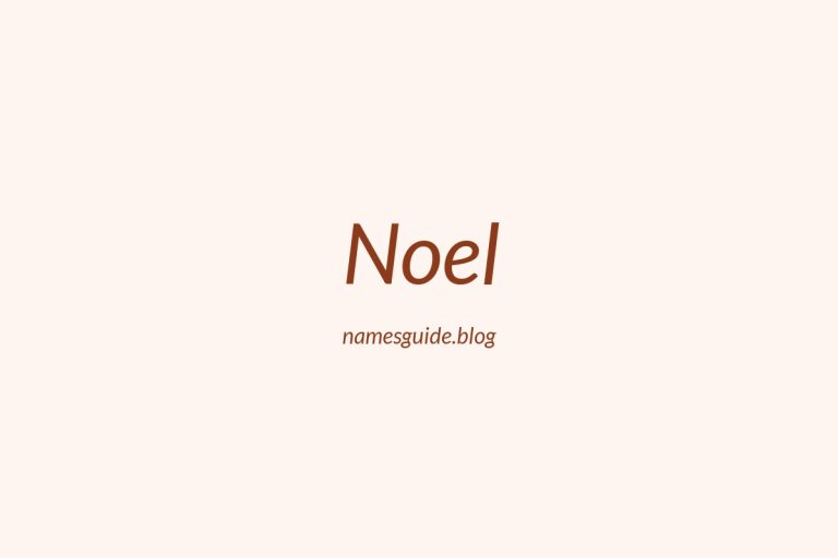 Origin and Meaning of Last Name Noel