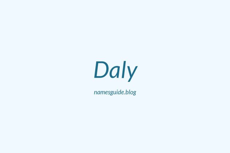 Origin and Meaning of Last Name Daly
