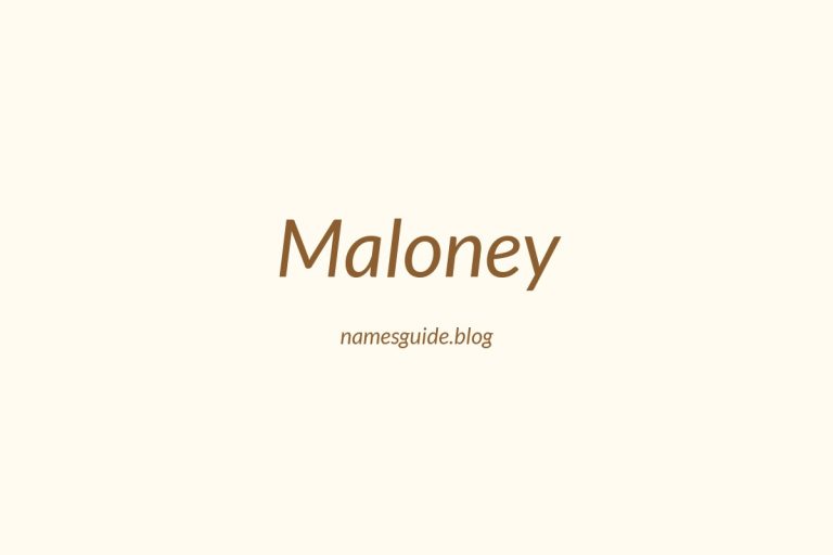 Origin and Meaning of Last Name Maloney