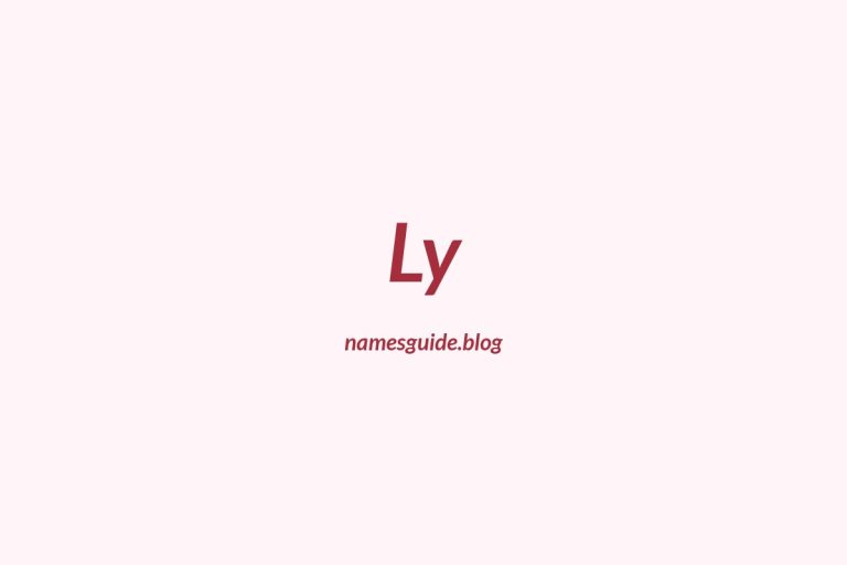 Origin and Meaning of Last Name Ly
