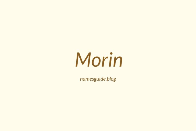 Origin and Meaning of Last Name Morin