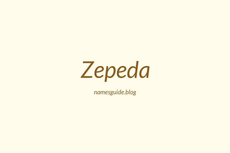 Origin and Meaning of Last Name Zepeda