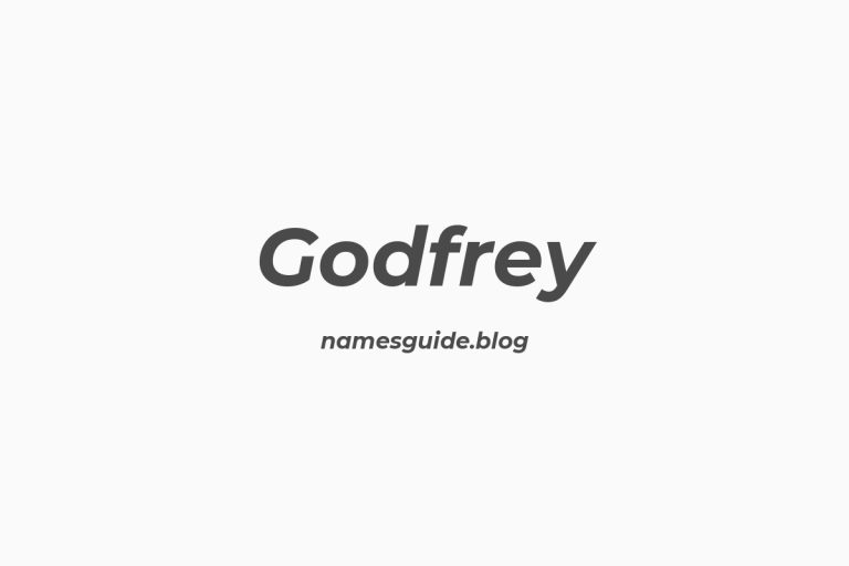 Origin and Meaning of Last Name Godfrey