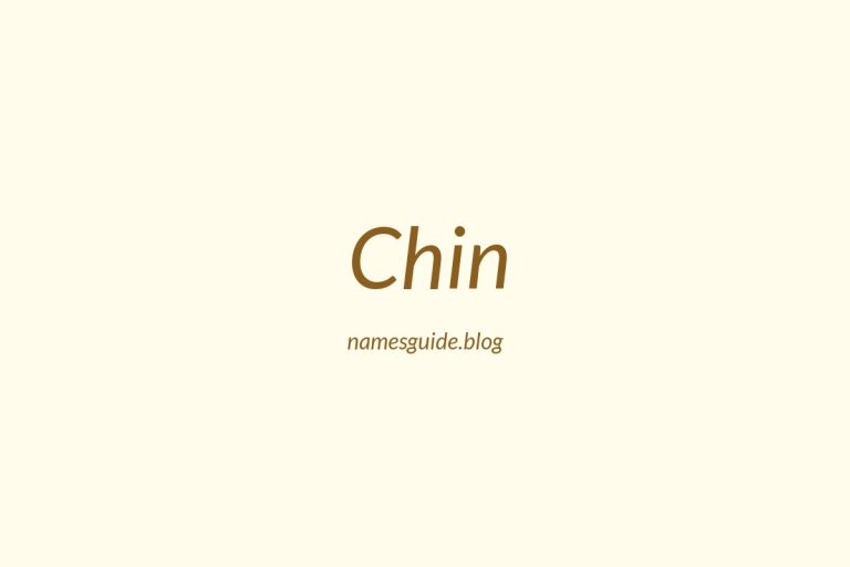 Origin and Meaning of Last Name Chin