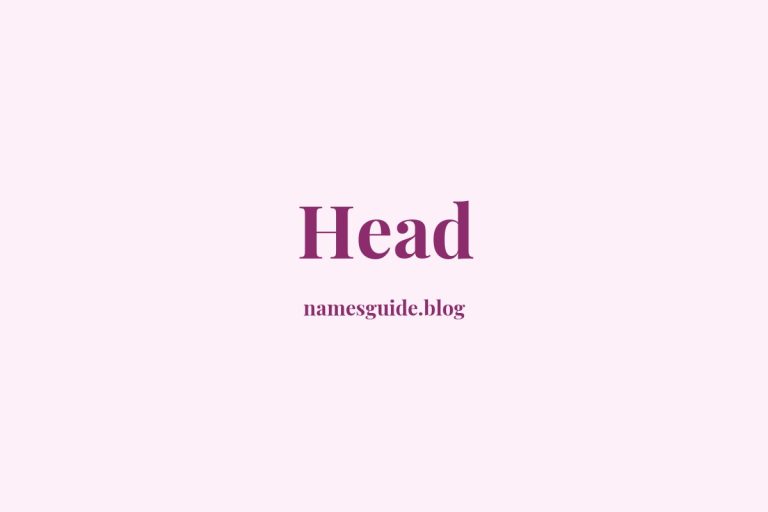Origin and Meaning of Last Name Head