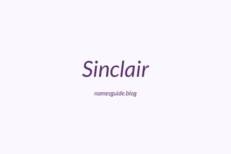 Origin and Meaning of Last Name Sinclair