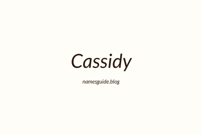 Origin and Meaning of Last Name Cassidy