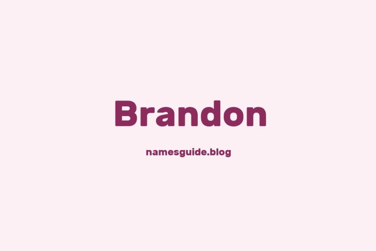 Origin and Meaning of Last Name Brandon