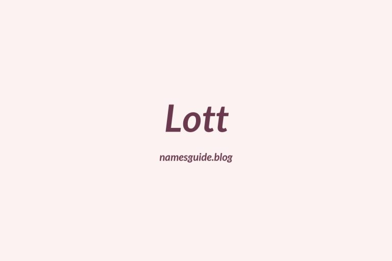 Origin and Meaning of Last Name Lott