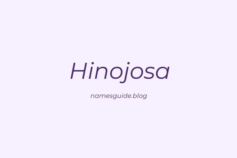 Origin and Meaning of Last Name Hinojosa