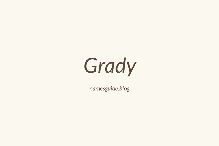 Origin and Meaning of Last Name Grady