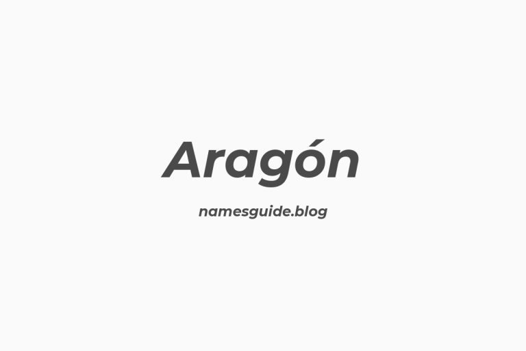 Origin and Meaning of Last Name Aragón