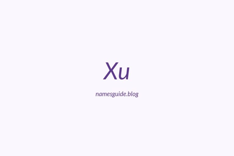 Origin and Meaning of Last Name Xu