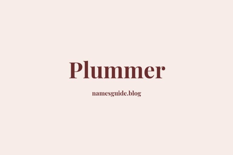 Origin and Meaning of Last Name Plummer