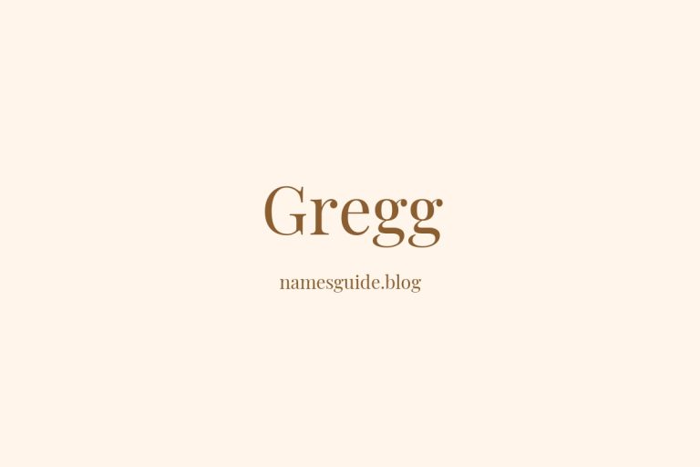 Origin and Meaning of Last Name Gregg