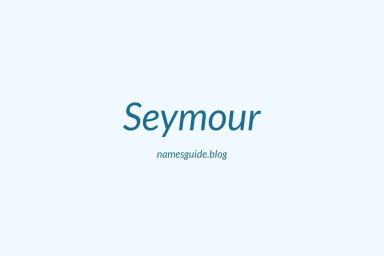 Origin and Meaning of Last Name Seymour