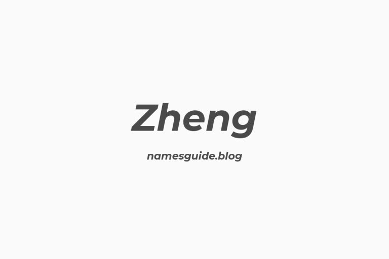 Origin and Meaning of Last Name Zheng