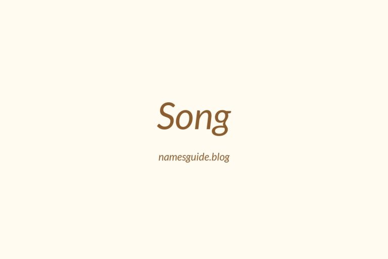 Origin and Meaning of Last Name Song