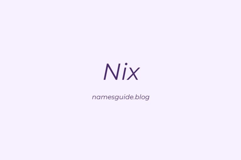 Origin and Meaning of Last Name Nix