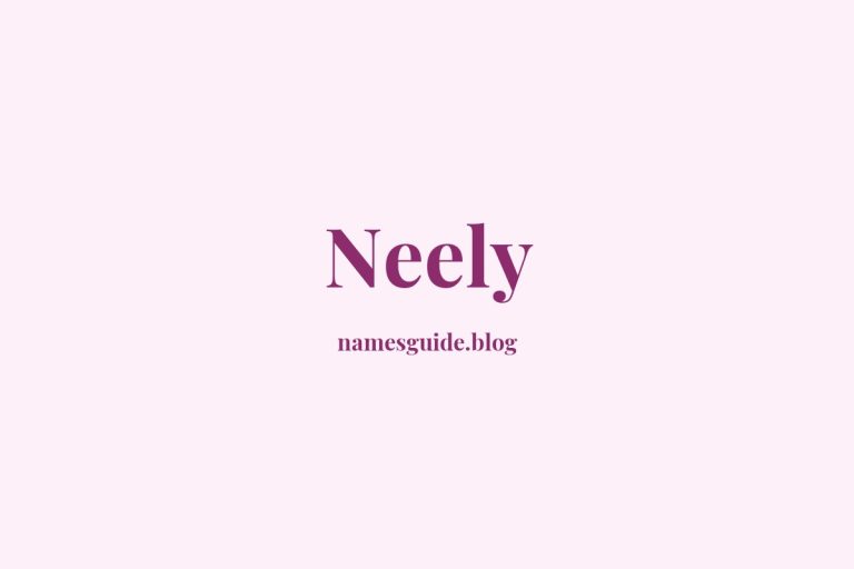 Origin and Meaning of Last Name Neely
