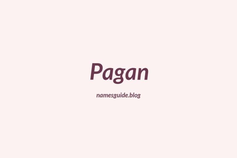 Origin and Meaning of Last Name Pagan
