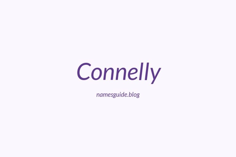 Origin and Meaning of Last Name Connelly