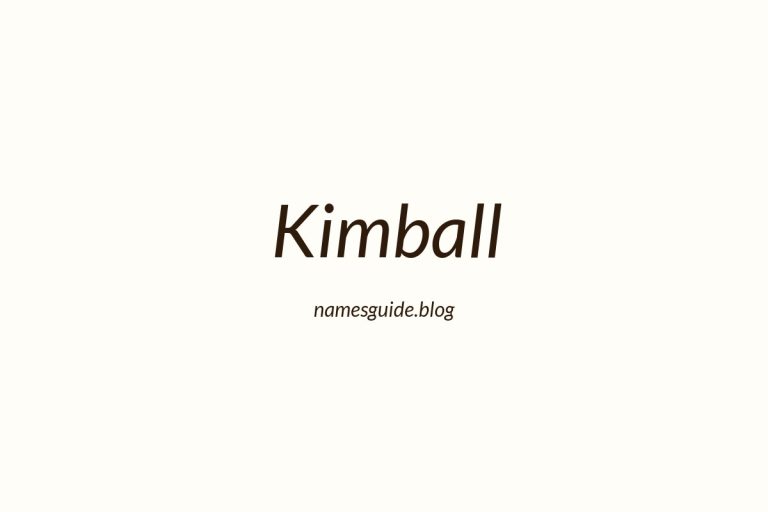 Origin and Meaning of Last Name Kimball