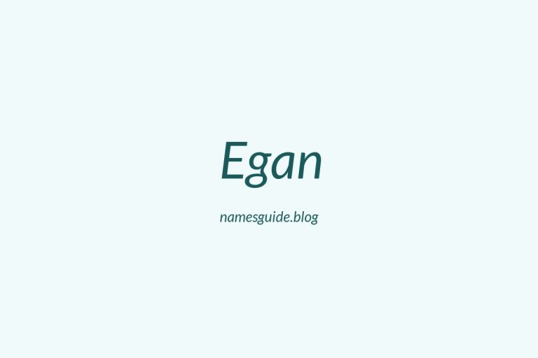 Origin and Meaning of Last Name Egan