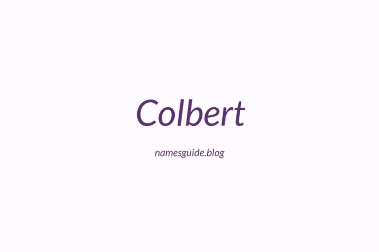 Origin and Meaning of Last Name Colbert
