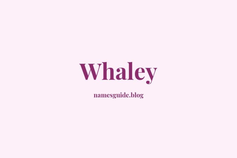 Origin and Meaning of Last Name Whaley