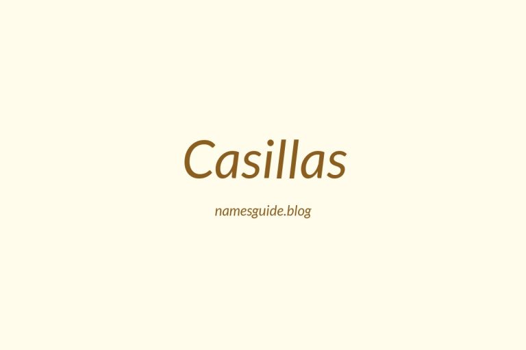 Origin and Meaning of Last Name Casillas