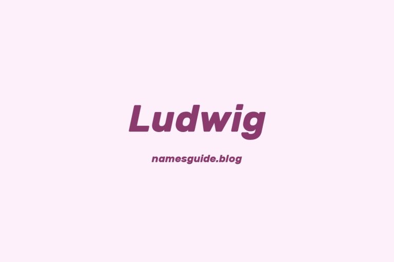 Origin and Meaning of Last Name Ludwig