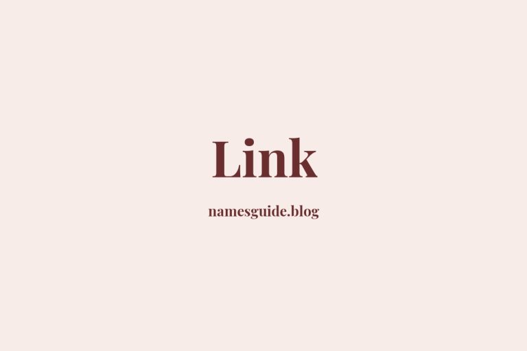 Origin and Meaning of Last Name Link