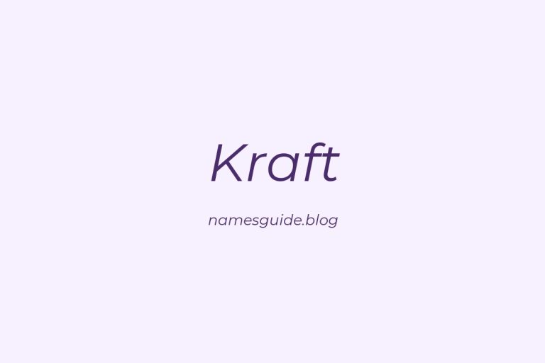 Origin and Meaning of Last Name Kraft