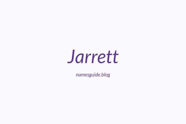 Origin and Meaning of Last Name Jarrett
