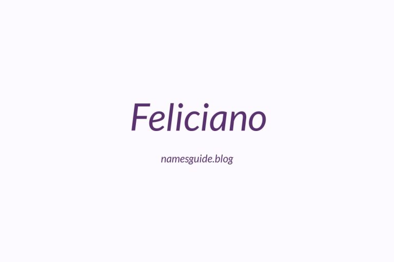 Origin and Meaning of Last Name Feliciano