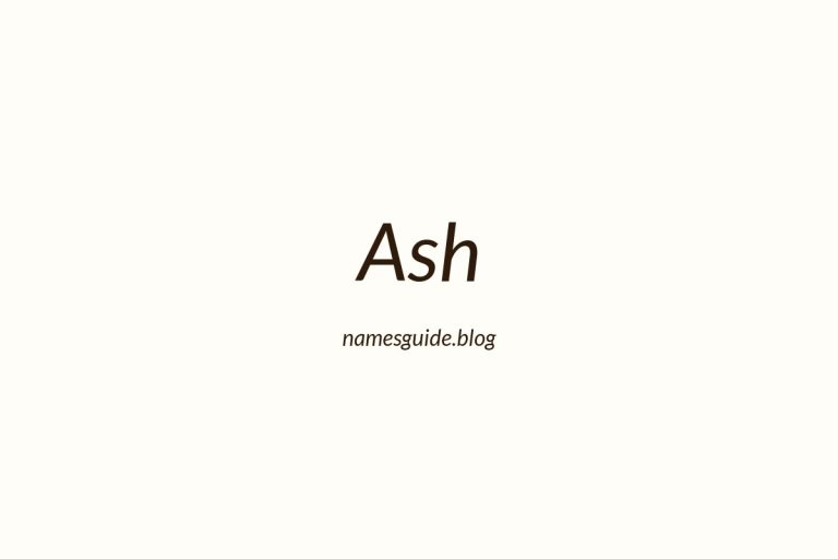 Origin and Meaning of Last Name Ash