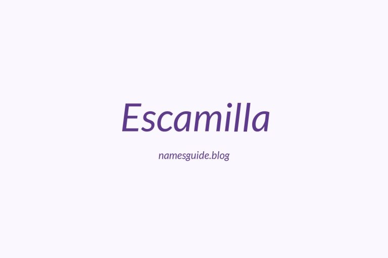 Origin and Meaning of Last Name Escamilla