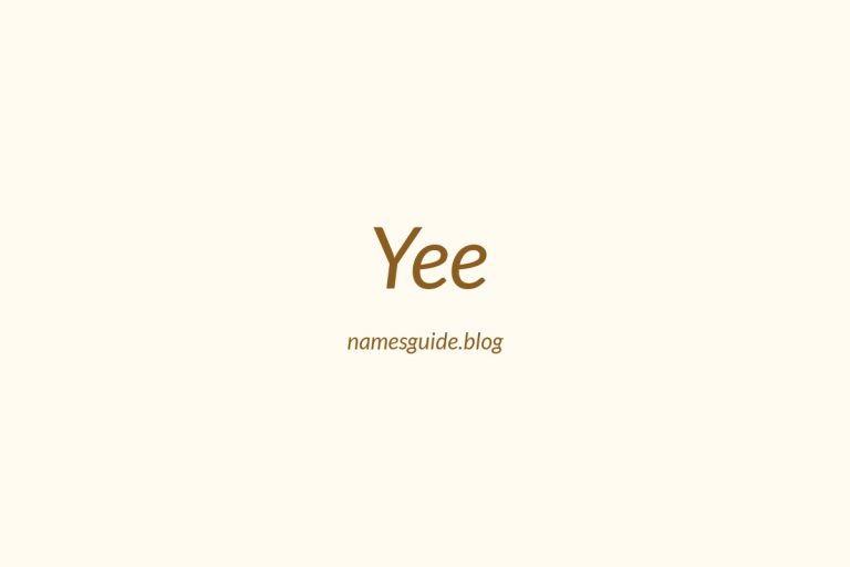 Origin and Meaning of Last Name Yee
