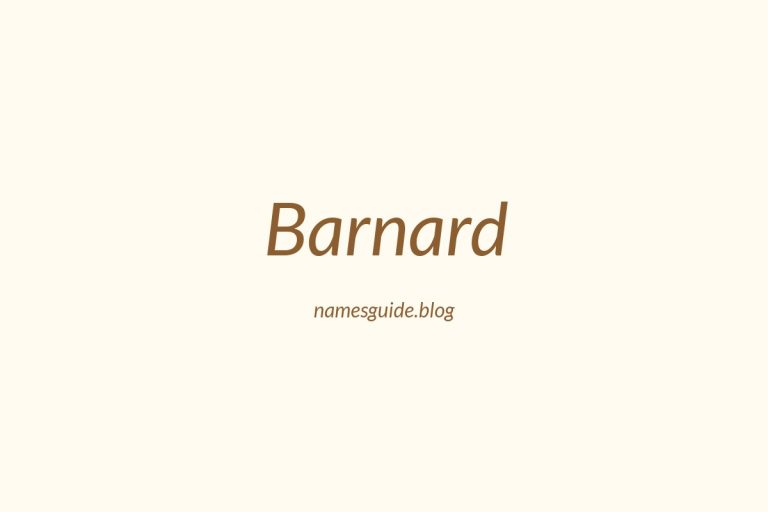 Origin and Meaning of Last Name Barnard