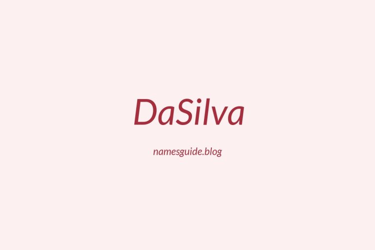 Origin and Meaning of Last Name DaSilva