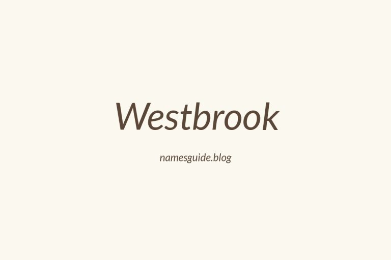 Origin and Meaning of Last Name Westbrook