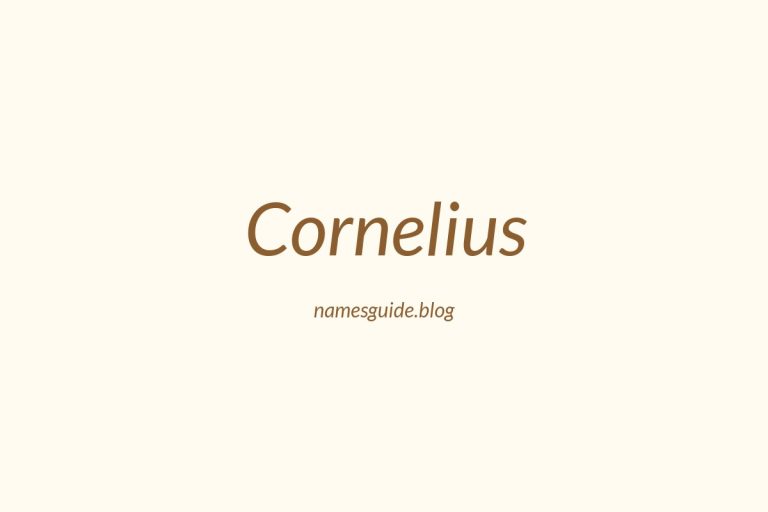 Origin and Meaning of Last Name Cornelius