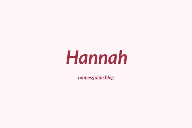 Origin and Meaning of Last Name Hannah